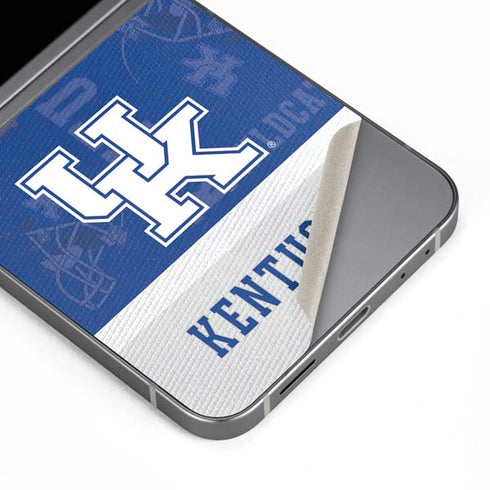 University of Kentucky Jersey Split Galaxy Z Flip6 Skin